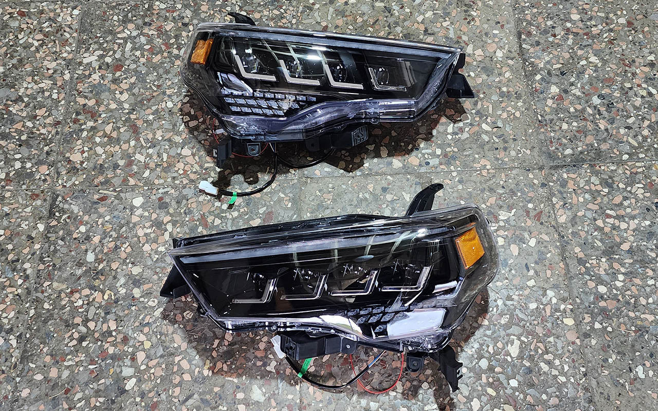 4  ლინზიანი  ფარები FULL LED